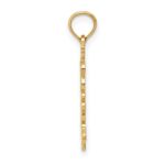 14k Double Palm Trees Pendant - Image 2