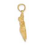 14k Four Shell Cluster Pendant - Image 2