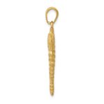 14k 3-D Seahorse Pendant - Image 2