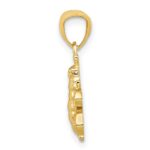 14k Polished Bee Pendant - Image 2