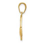 14k Hummingbird in Flight Pendant - Image 2