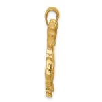14k Horse Galloping Pendant - Image 2