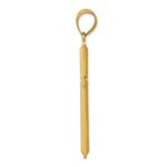 14k 3-D Hollow Cross Pendant - Image 2