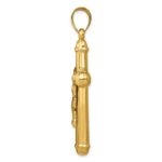 14K Crucifix Reversible to Cross Pendant - Image 2
