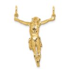 14k Two-tone Rose Corpus Pendant - Image 4