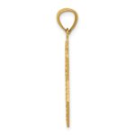 14k Diamond-cut Star of David Pendant - Image 2