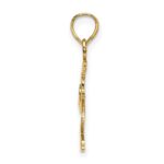 14k Ice Skater Jumping Charm - Image 2