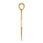 14k Ice Skater Turning Charm - Image 2