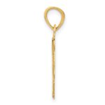 14K #1 Soccer Ball With Cleats Pendant - Image 2