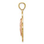 14k Two-tone Our Lady of Guadalupe Pendant - Image 2