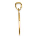 14k BEST FRIENDS Heart with Flower 2-Piece Break-Apart Pendant - Image 2