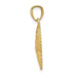 14K Diamond-Cut Starfish Pendant - Image 2