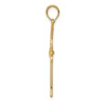 14K Claddagh Cross Pendant - Image 2