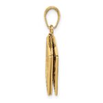 14K 3-D SERENITY PRAYER Book with Moveable Pages Pendant - Image 6