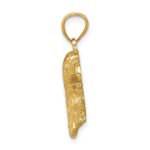 14K Diamond-Cut Eagle Pendant - Image 2