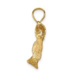14K Jumping Fish Pendant - Image 2