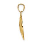 14K Domed Soccer Ball Pendant - Image 2