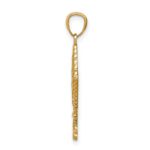 14K Leaf Pendant - Image 2