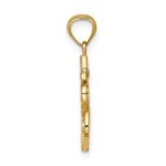 14K Anchor with Heart Pendant - Image 2