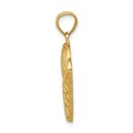 14K Basketball in Hoop Pendant - Image 2