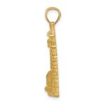 14K Brushed Diamond-cut Corolla NC Lighthouse Pendant - Image 2