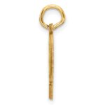 14K Diamond-cut Letter P Initial Charm - Image 2