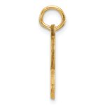 14K Diamond-cut Letter R Initial Charm - Image 2
