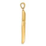 14K Polished Cross Pendant - Image 2