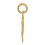 14k Heart Letter H Charm - Image 2