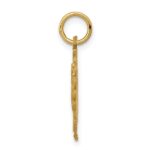 14k Heart Letter K Charm - Image 2