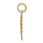 14k Heart Letter T Charm - Image 2