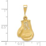 14k Cut-out Boxing Glove Charm - Image 4