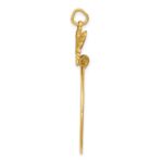 14k Filigree Butterfly Charm Holder Pendant - Image 2