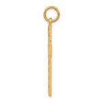 14K Diamond-cut Cross Charm - Image 2
