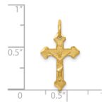 14k INRI Diamond-cut Crucifix Charm - Image 3