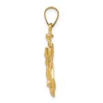 14k Mariners Crucifix Pendant - Image 2