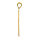 14k Polished Cross Pendant - Image 2