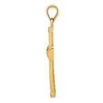 14k Polished Latin Cross Pendant - Image 2