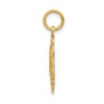 14k Diamond-cut 21 in Oval Pendant - Image 2