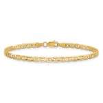 14K 3mm Concave Anchor with Lobster Clasp Chain - Image 3