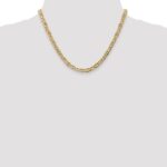 14K 5.25mm Concave Anchor with Lobster Clasp Chain - Image 4