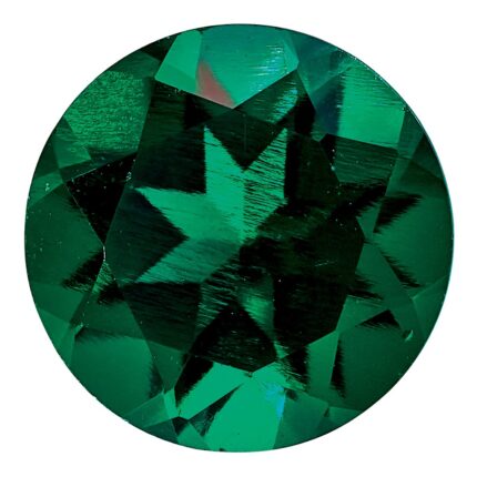 Created Emerald 8mm Round