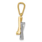 14k Two-tone Star of David Pendant - Image 2