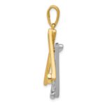 14k Two-tone Star Of David Pendant - Image 2