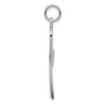 14k White Gold Ankh Cross Pendant - Image 2