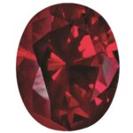 Created Ruby 7x5mm Oval - Image 2