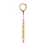 14k Polished Christmas Tree Charm - Image 2