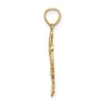 14k Polished Cut-out Santa Charm - Image 2