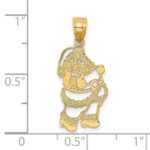 14k Polished Cut-out Santa Charm - Image 3