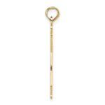 14k Solid I HEART CA California State Pendant - Image 2